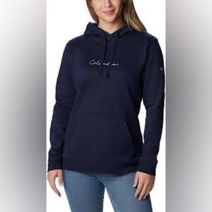 Columbia Trek navy blue hoodie sweatshirt